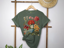 Boho Wildblumen Cottagecore Shirt Geschenk für Sie