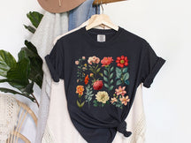 Boho Wildflowers Cottagecore Shirt Flowers Tshirt