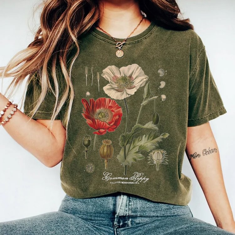 Vintage Poppy T-shirt