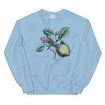 Lemon Botanical Vintage Bild Unisex Sweatshirt