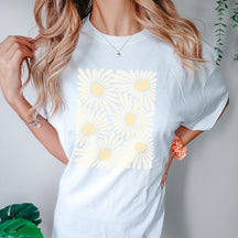 Boho Floral Comfort Colors T-Shirt 