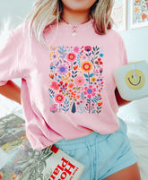 Sweat-shirt floral de la Saint-Valentin Pull mignon à fleurs sauvages