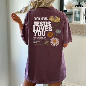 T-shirt Bonne Nouvelle Jésus T'aime