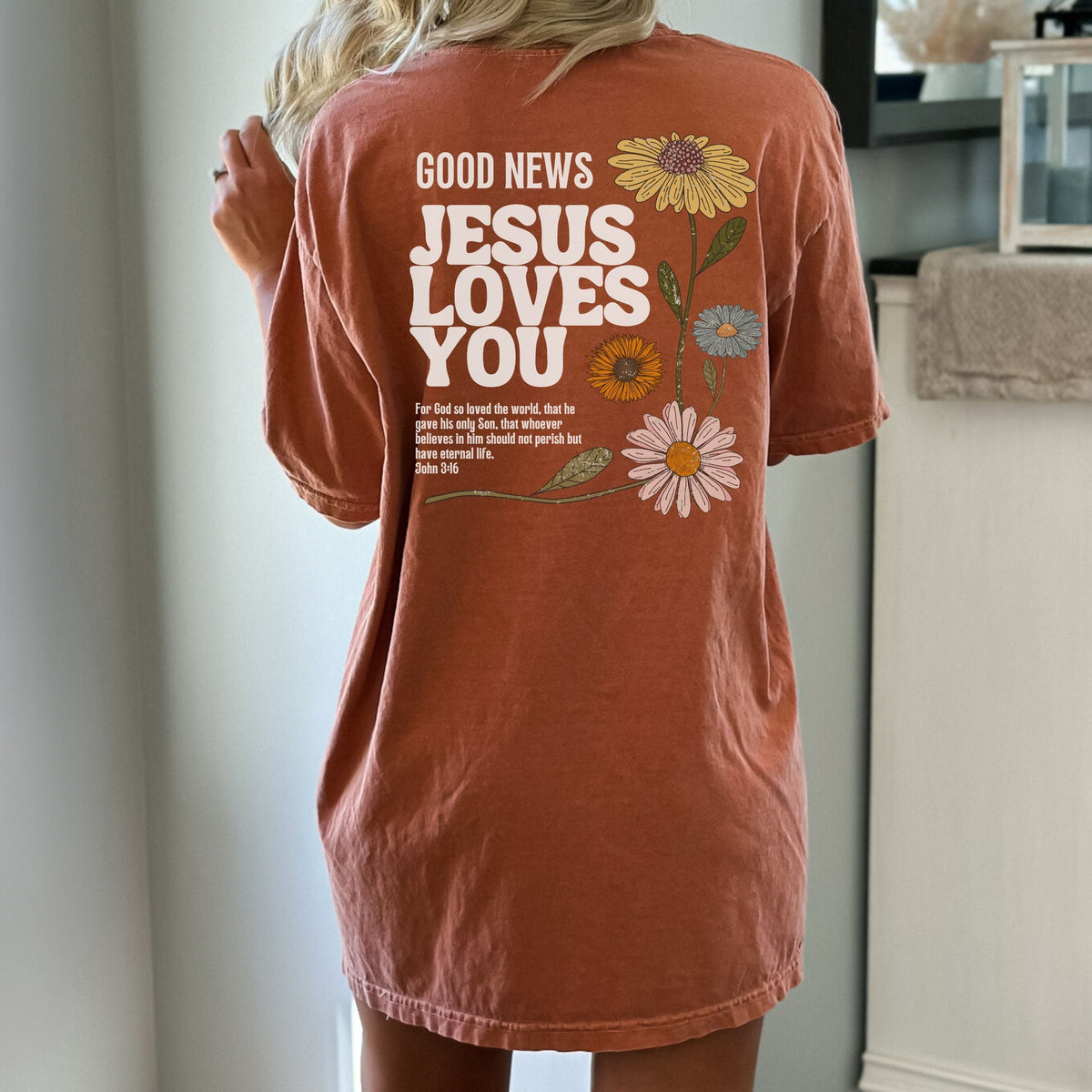 Good News Jesus Loves You T-shirt
