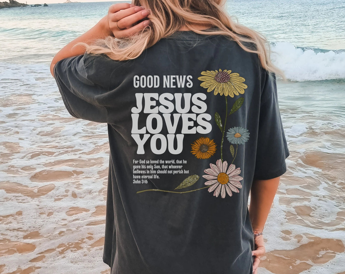 T-shirt Bonne Nouvelle Jésus T'aime