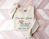 Cornelia Street New York Sweat Vélo Pull Floral