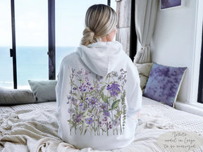 Vintage Pressed Flowers Hoodie